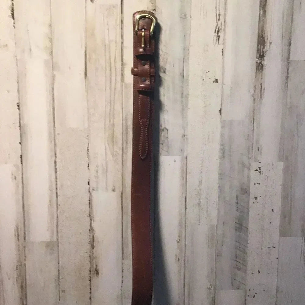 Belt, genuine harness, leather, 38 inches